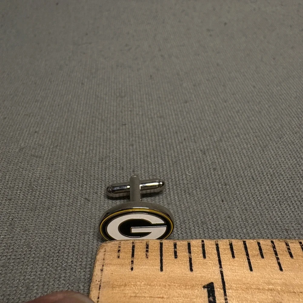 NFL Green Bay Packers Cufflinks‎ Nordstrom In Box Football Gift Mens